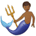 🧜🏾‍♂️ merman: medium-dark skin tone display on Samsung